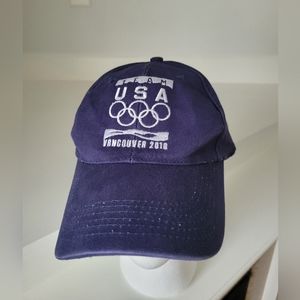 Navy Blue Vancouver '10 Olympics, Team USA Baseball Cap